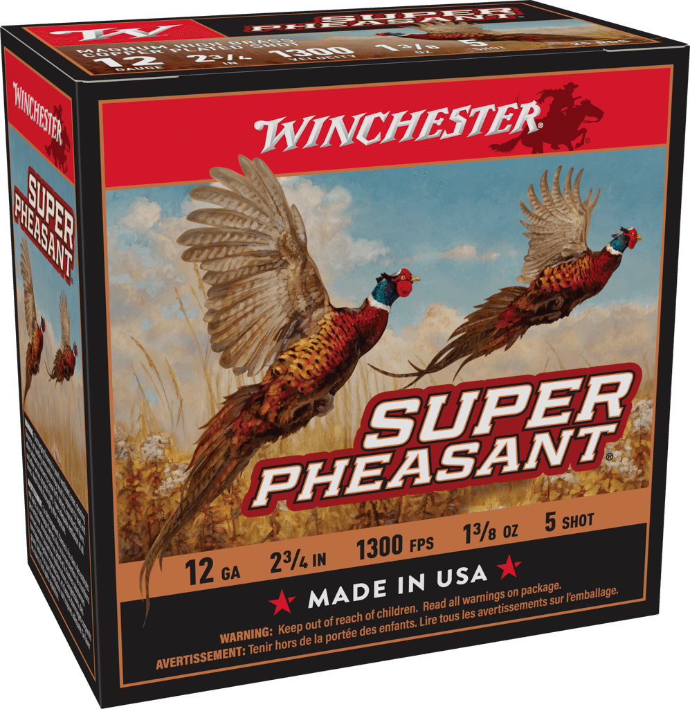 Winchester Ammo 12GA 2.75-inch Magnum Shotshell with Copper-Plated Lead #5, 25 Rounds per Box