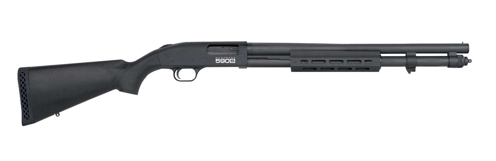 Mossberg 590S Tactical 12 Gauge Pump Shotgun with 20-Inch Barrel and Ambidextrous Safety