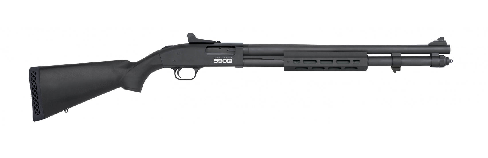 Mossberg 590S Tactical 12-Gauge Shotgun with 20-Inch Barrel and Ghost Ring Sight