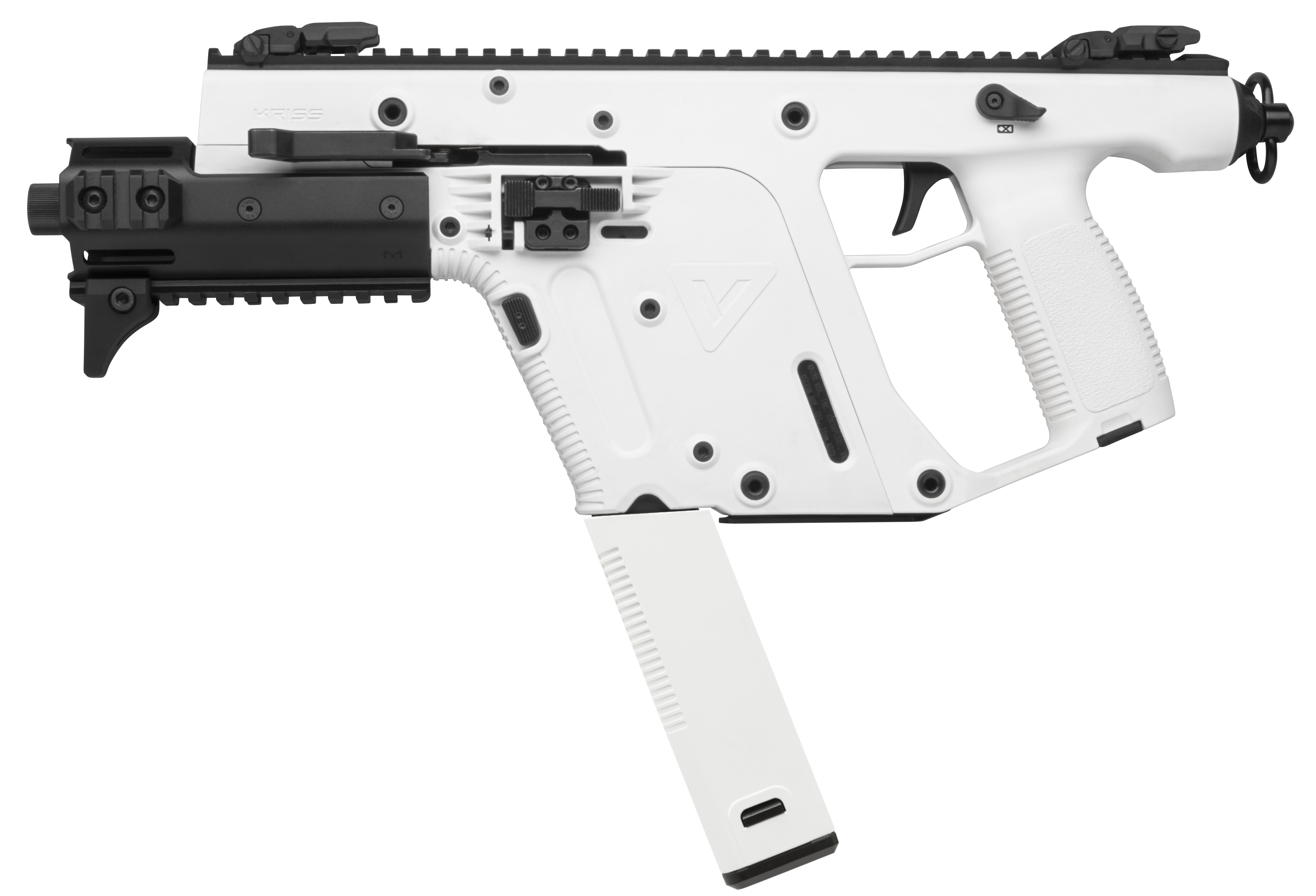 Kriss USA V10-PAP30 Vector SDP-E G2 Alpine 10mm Pistol with 6.5-Inch Barrel and White Finish