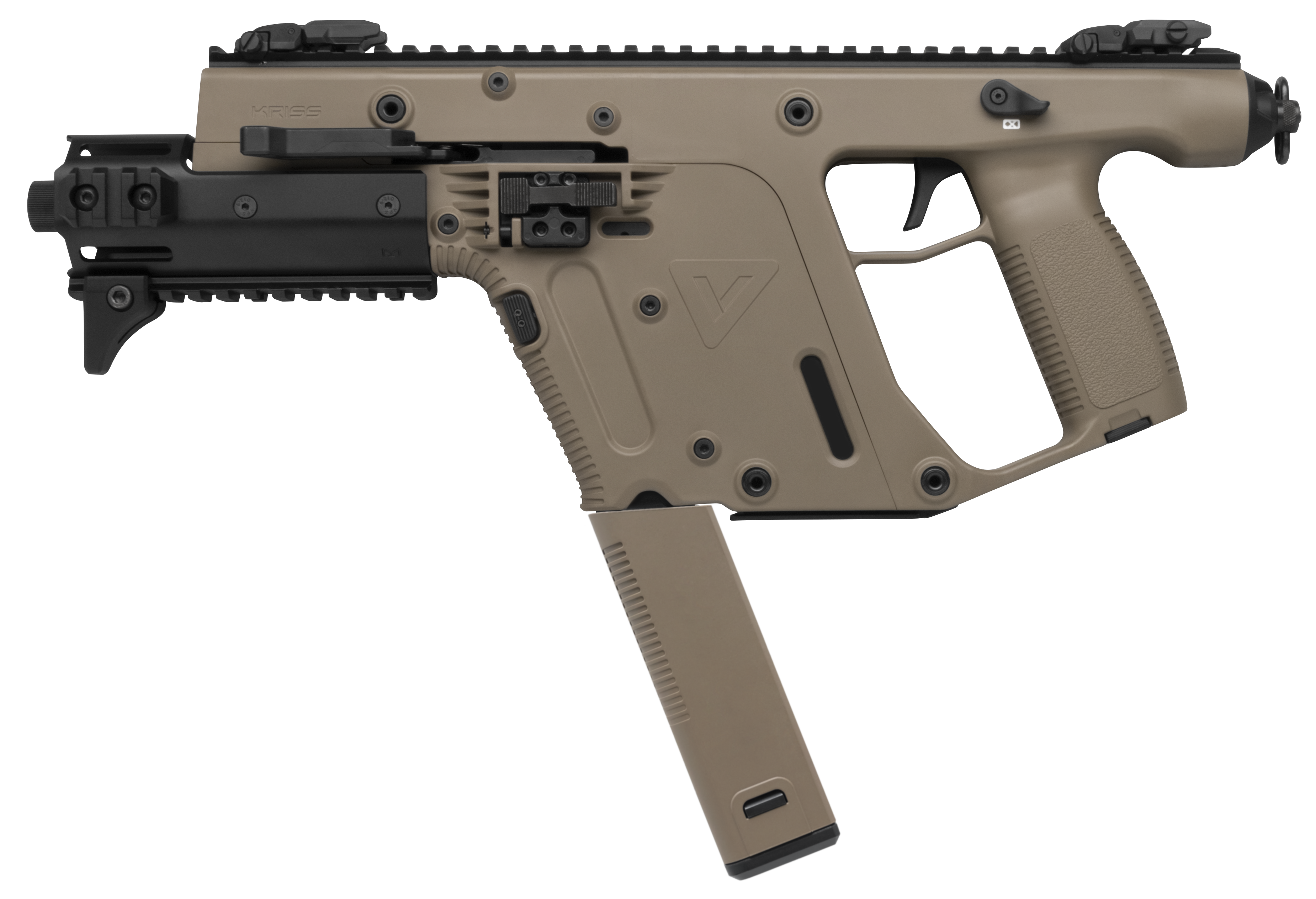 Kriss USA KRISS KV10-PFD30 Vector SDP-E G2 Pistol in Flat Dark Earth with 10mm Caliber and 6.5-Inch Threaded Barrel