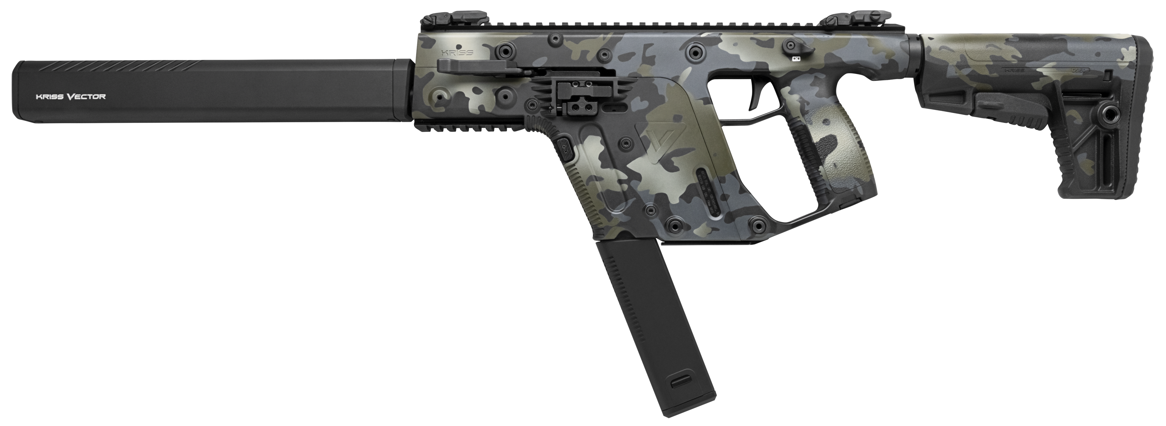 Kriss USA KRISS Vector CRB G2 Rifle with 10mm Caliber, Camouflage Finish, 33-Round Mag - Model KV10-CMCBLK20