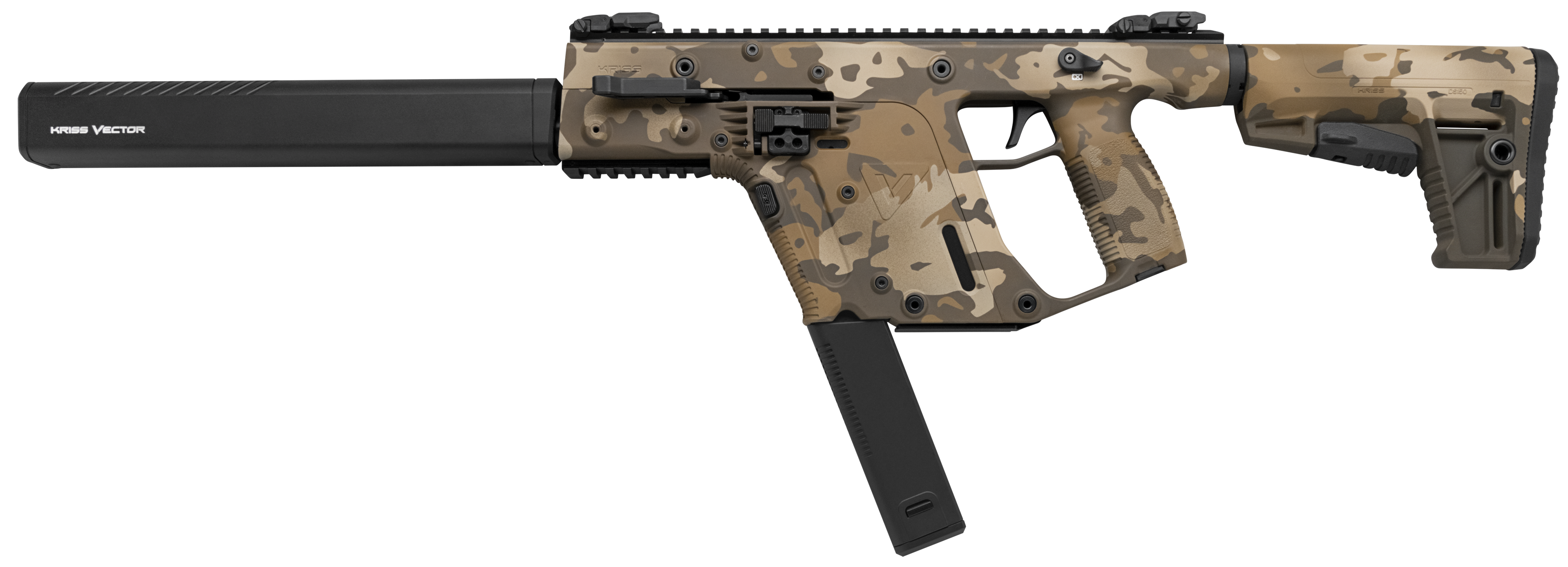 Kriss USA KRISS VECTOR CRB G2 Rifle in MultiCam Flat Dark Earth – 9mm, 17+1 Capacity