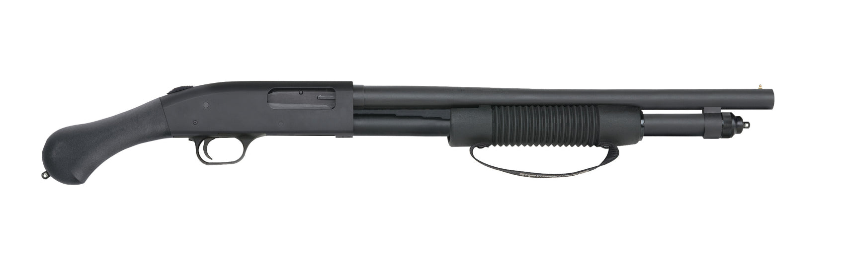 Mossberg 590 Shockwave 12 Gauge Pump-Action Shotgun with 18.5-Inch Barrel, Black Synthetic Stock