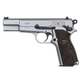 Sds Arms SDS MAC Inglis P-35 N 9mm Semi-Auto Pistol with Satin Nickel Finish and Black G10 Grips