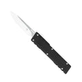 Cobratec Knives Gentleman Black Generation 2 Drop Point Knife (Part #GENT2BLKCM154DNS)