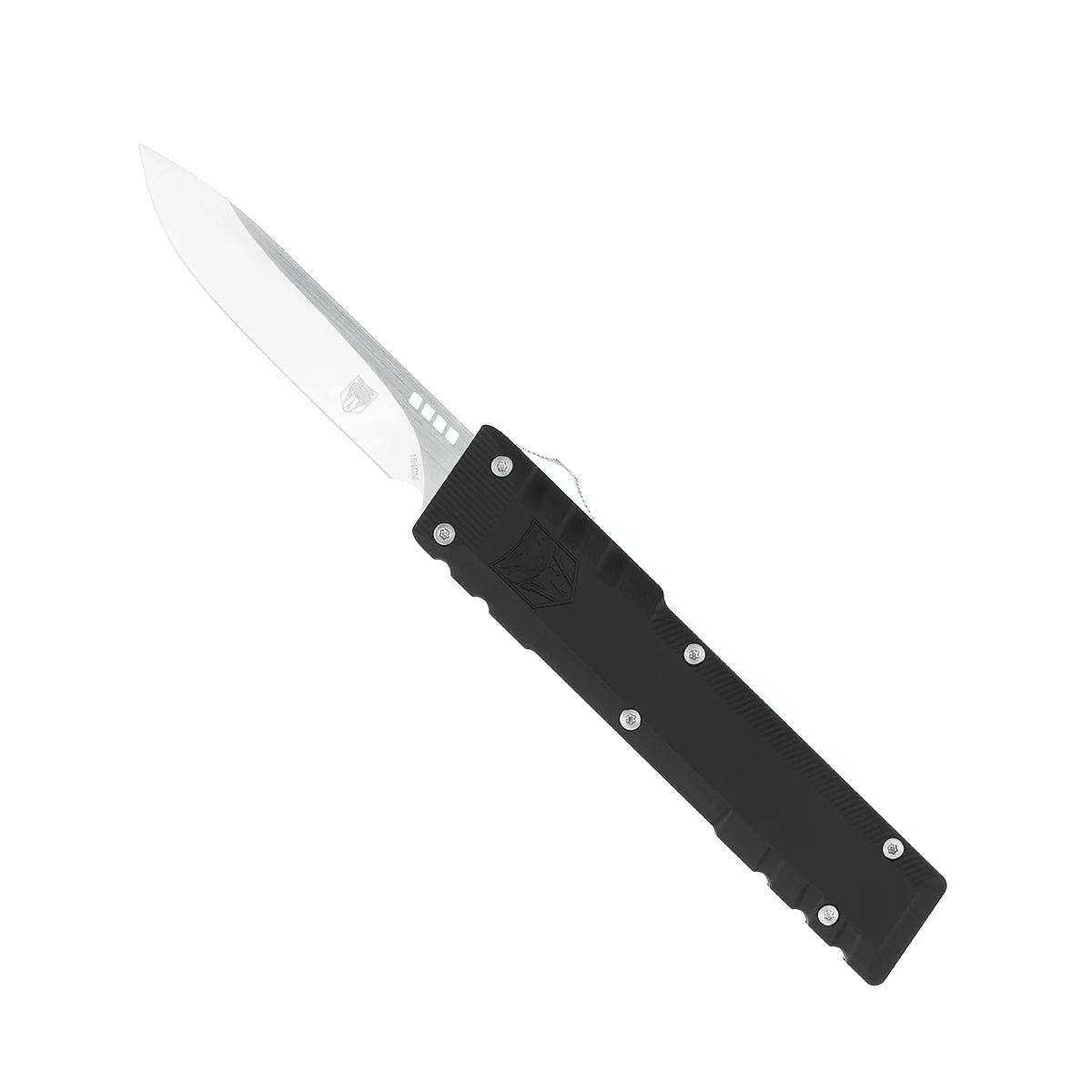 Cobratec Knives Gentleman Black Generation 2 Drop Point Knife (Part #GENT2BLKCM154DNS)