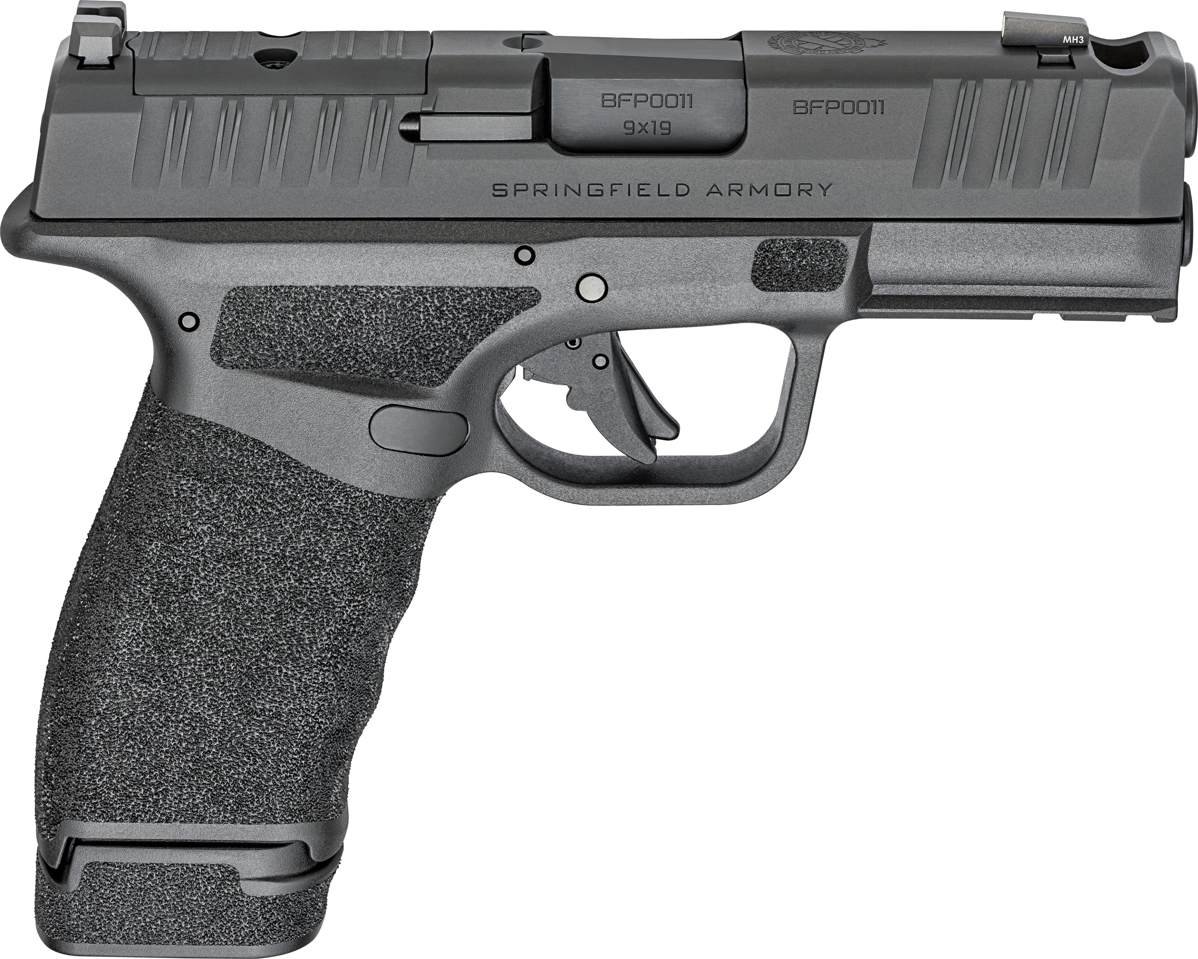 Springfield Armory Hellcat Pro Compensated 9mm with 3.7-inch Barrel, Black Melonite Finish