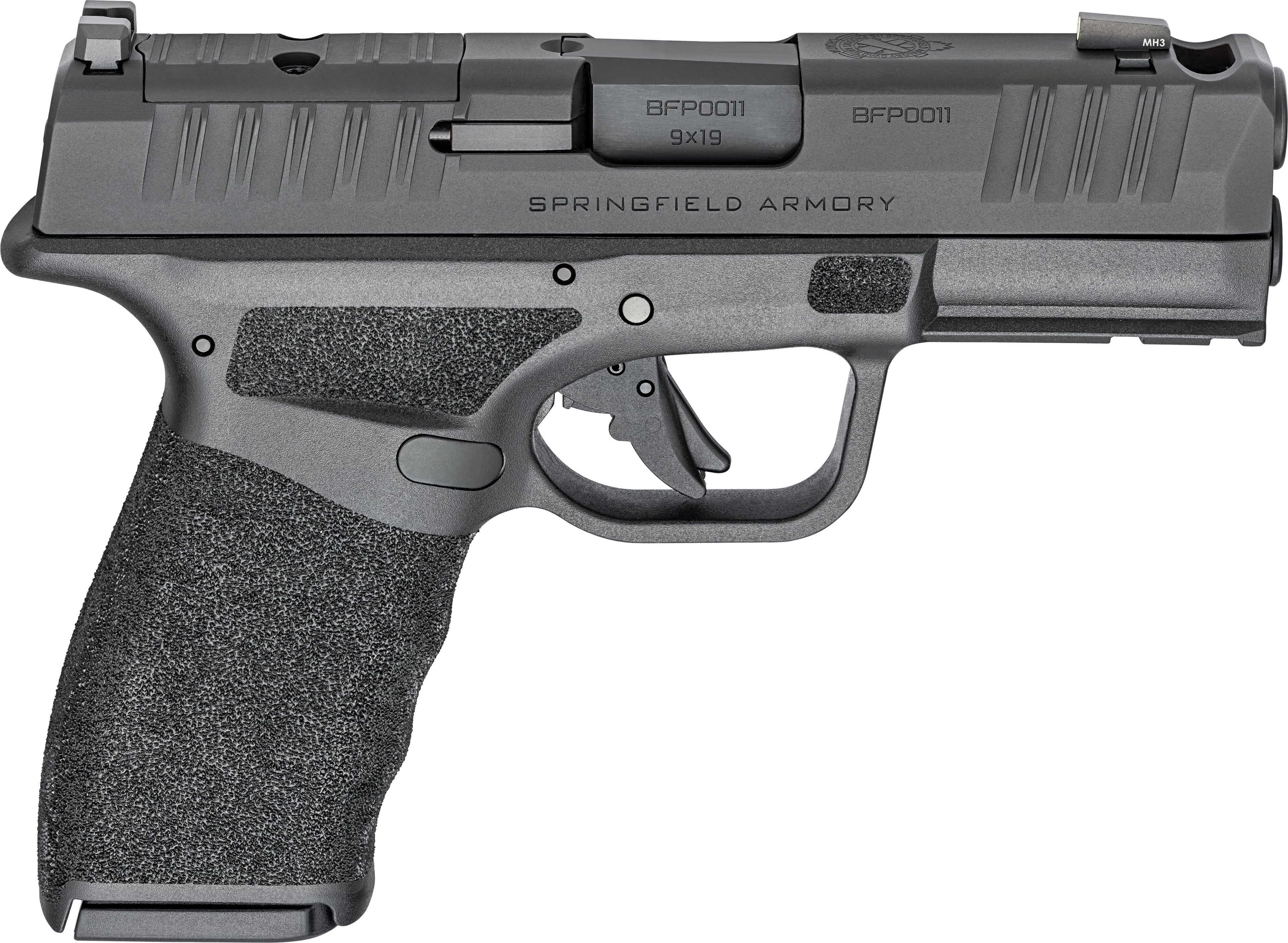 Springfield Armory Hellcat Pro Competed 9mm Semi-Auto Pistol with 3.7-Inch Barrel and Two Magazines