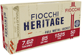 Fiocchi 762 Tokarev 85 Grain FMJ Ammunition - 50 Rounds per Box, 1000 Rounds Case