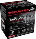 Winchester Ammo 12GA 3" Drelok #2 Steel Shot Waterfowl Hunting Ammunition - 25 Rounds