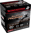 Winchester Ammo Super Pheasant 20 Gauge 2.75-inch 1 oz #6 Copper-Plated Lead Shotshells, 25 Rounds