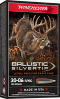 Winchester Ammo Supreme 30-06 Springfield 180 Grain Ballistic Silvertip Polymer Tip Rifle Ammunition