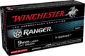 Winchester Ammo Ranger 9mm 147 Grain Jacketed Hollow Point (JHP) – Personal Defense 50 Rounds