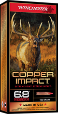 WINCHESTER COPPER IMPACT 6.8 WESTERN 162 GR LEAD FREE 20 RD/BX 10 BX/CS