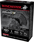 Winchester Ammo Double X Turkey 410GA 3/4 oz Copper-Plated Lead Shot, 7.5 Size, 10 Rounds per Box