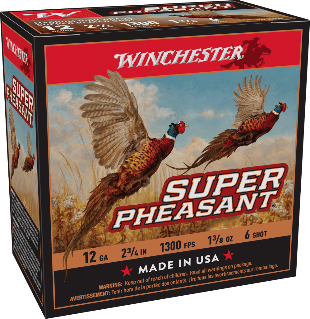 Winchester Ammo 12GA 2-3/4" 1-3/8 oz Copper-Plated Lead Shot #6 Magnum Shotshells - 25 Rounds per Box