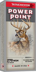 Winchester Ammo Super X Power Point .270 WSM 150 Grain Hunting Ammunition (20 Rounds per Box)