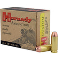 Hornady Custom 10mm 180 Grain XTP Hollow Point Rounds - 20 Rounds per Box, 200 Rounds per Case