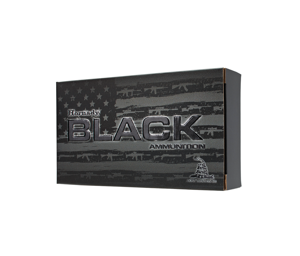 Hornady Black 5.56mm 75 Grain InterLock Heavy Duty Hunting Ammo – 20 Round Box, 200 Rounds Case