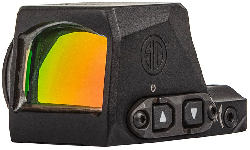 Sig Sauer Romeo X Red Dot Sight with 6MOA Circle Dot Reticle - Compact Open Design in Black