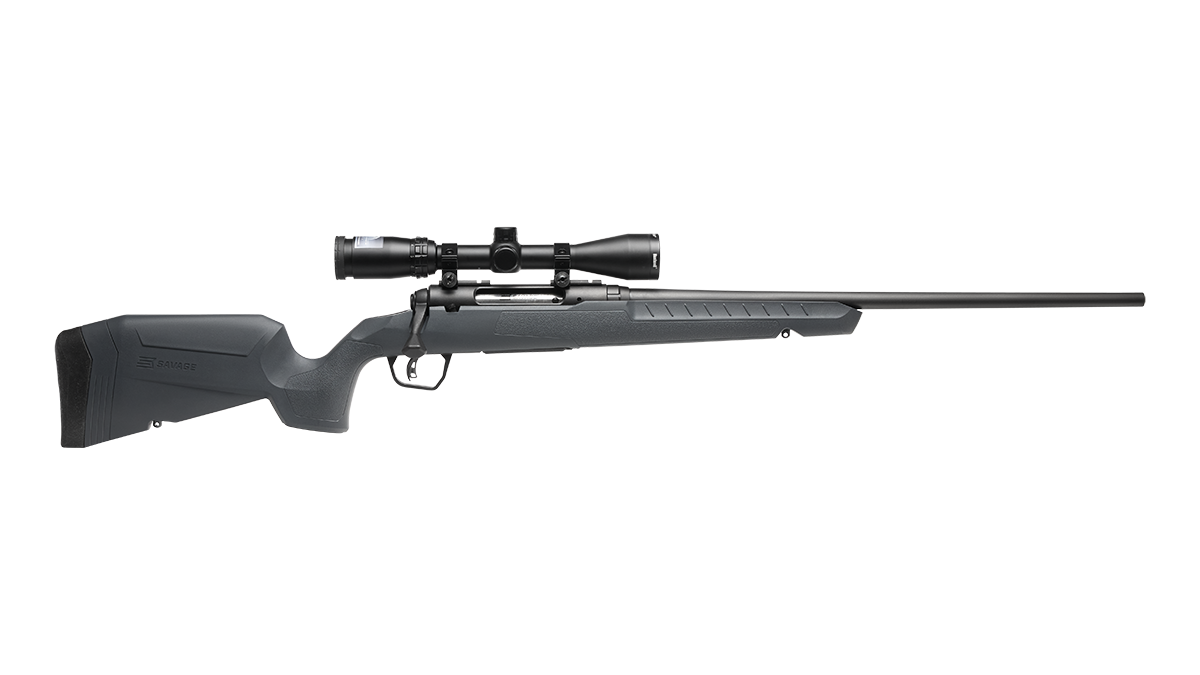 Savage Axis II XP .308 Winchester Bolt Action Rifle with 22-inch Barrel, Gray Synthetic Stock and Scope