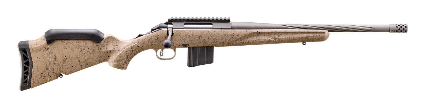 Ruger American G2 Ranch .350 Legend Rifle with 16.4-inch Threaded Barrel and Flat Dark Earth Synthetic Stock