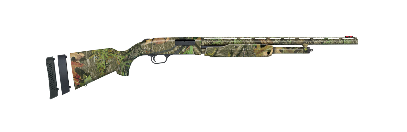 Mossberg 500 Super Bantam Turkey 20 Gauge Pump Shotgun with Mossy Oak Obsession Finish, 22-Inch Vent Rib Barrel, and 3-Inch Chamber