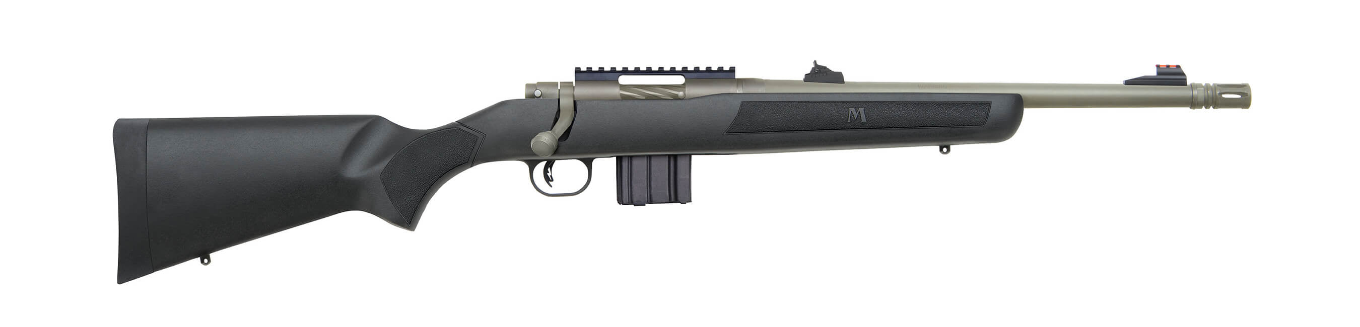 Mossberg MVP Patrol Professional 300 Blackout Bolt-Action Rifle with 16.25-inch Cerakote Tungsten/Black Barrel and Synthetic Stock