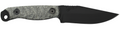 Half Face Blades Crow Scalper 4-inch Blade with Gray Micarta Grip, S45VN Steel