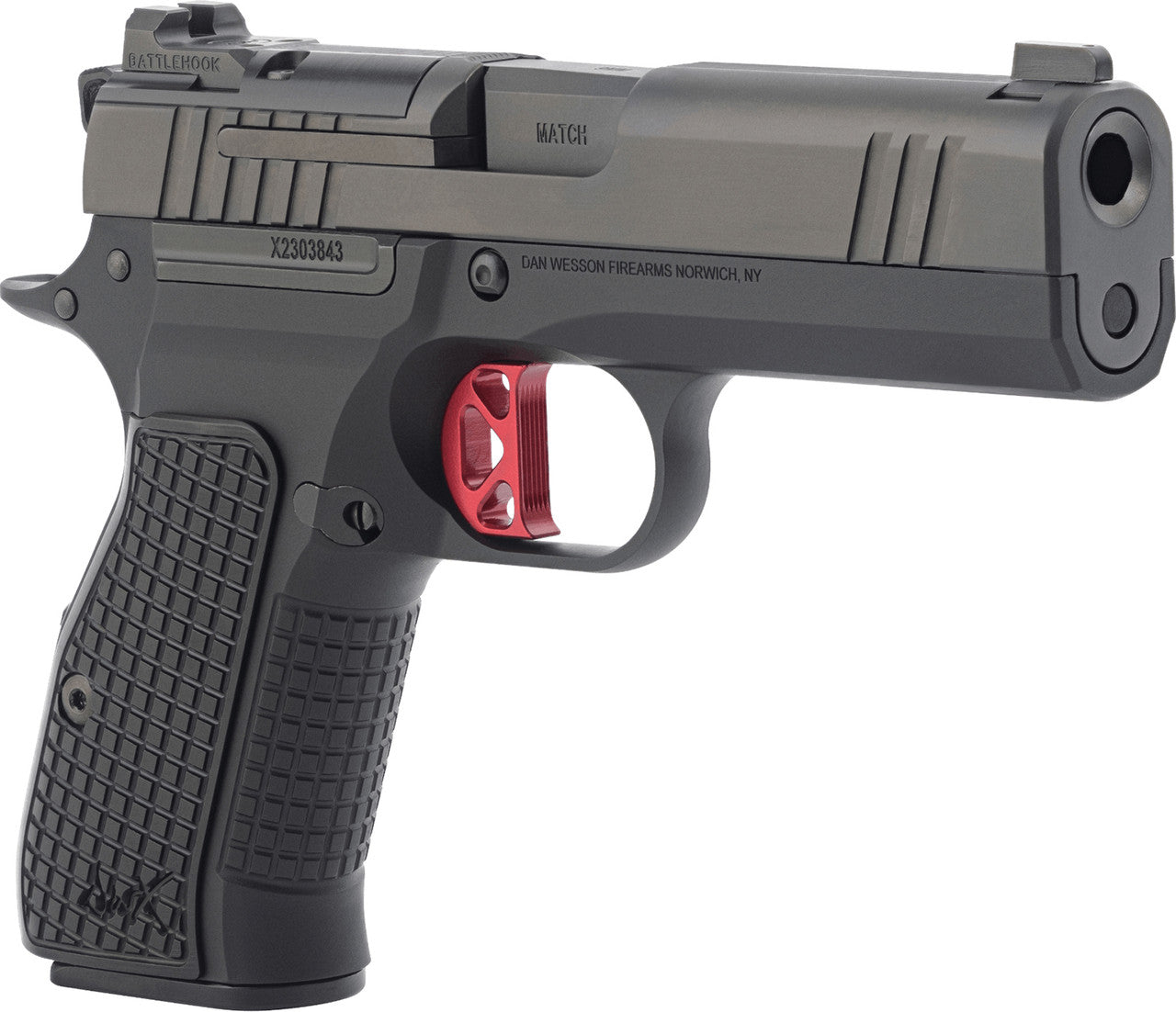 Dan Wesson DWX Compact 9mm Pistol with Black DLC Finish and Tritium Night Sights