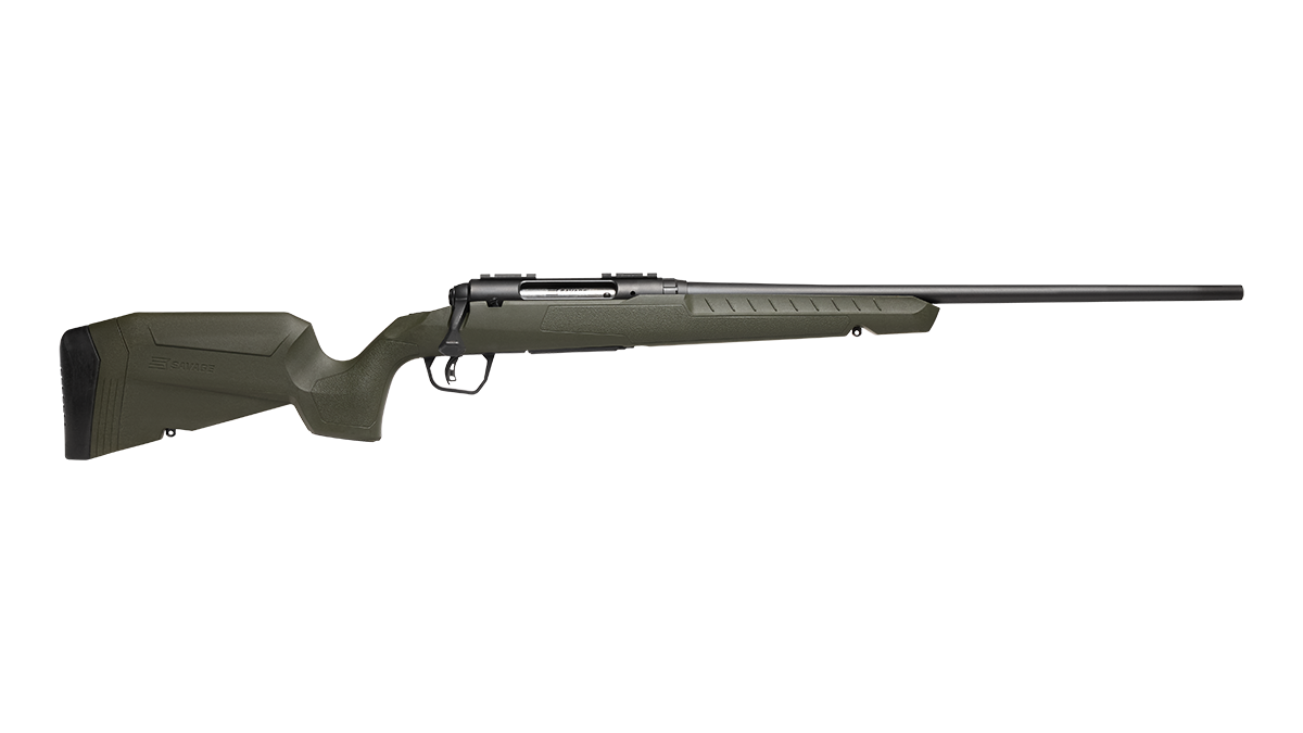 Savage Axis II .350 Legend Rifle - Dark Olive Green Synthetic Stock, 18-Inch Barrel