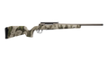 Savage Pro Compact Series 6.5 Creedmoor Bolt Action Rifle with Woodland Camo Finish and Gun Metal Bronze Cerakote Accents