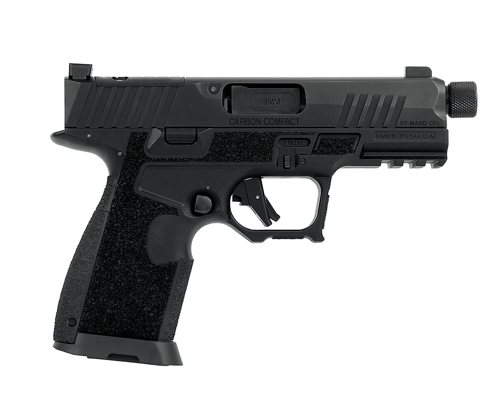 Kimber R7 Mako C.F.C. Compact Optics-Ready 9mm Pistol, 3.9-inch Barrel, Black Finish, 2-15 Round Magazines
