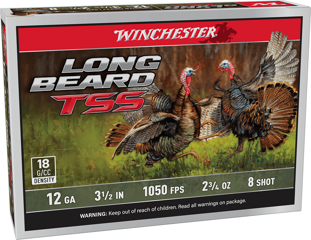Winchester Ammo Longbeard TSS 12 Gauge 3.5-Inch 8 Shot, 2-3/4 Ounce, 1200 FPS, 50 Rounds Case