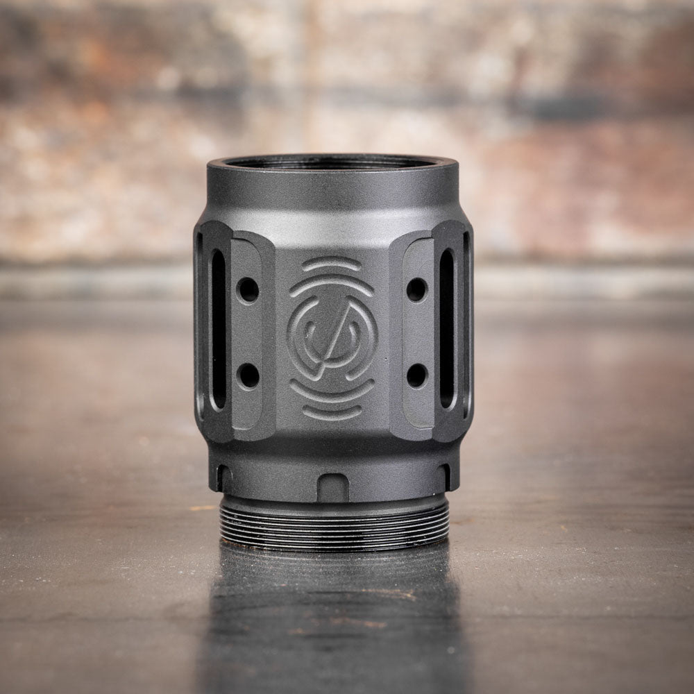 Silencerco Charlie MAAD Brake 2.0 - Black Anodized Aluminum 1.68" Diameter