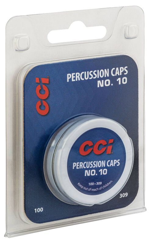 CCI 10 Percussion Caps #10 - Copper Black Powder Cap, 1000 Pack