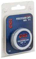 CCI Magnum #11M Percussion Caps - Brass, 1000 per Box