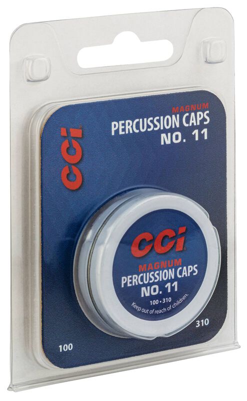 CCI Magnum #11M Percussion Caps - Brass, 1000 per Box