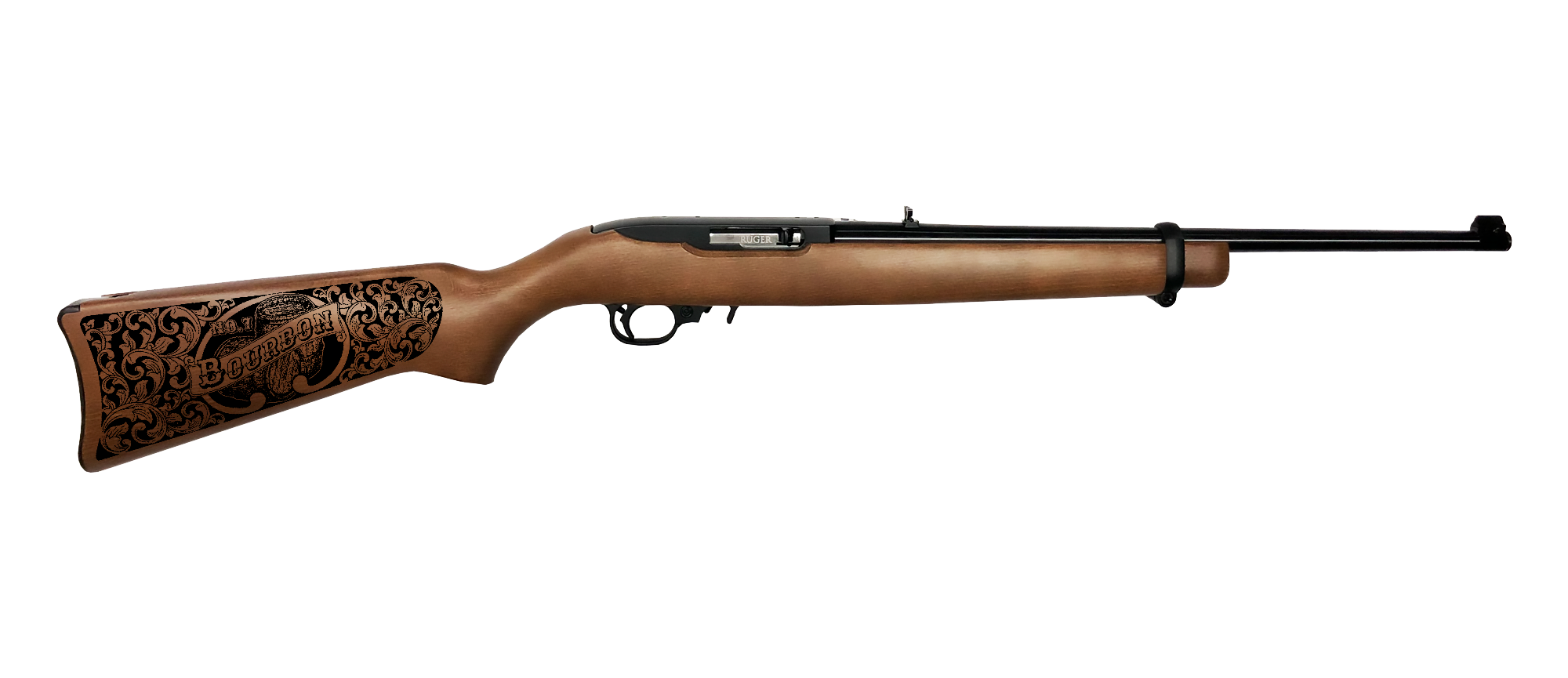 Ruger 10/22 .22LR Rifle Bourbon Edition with 16.1-inch Barrel and 10-Round Magazine