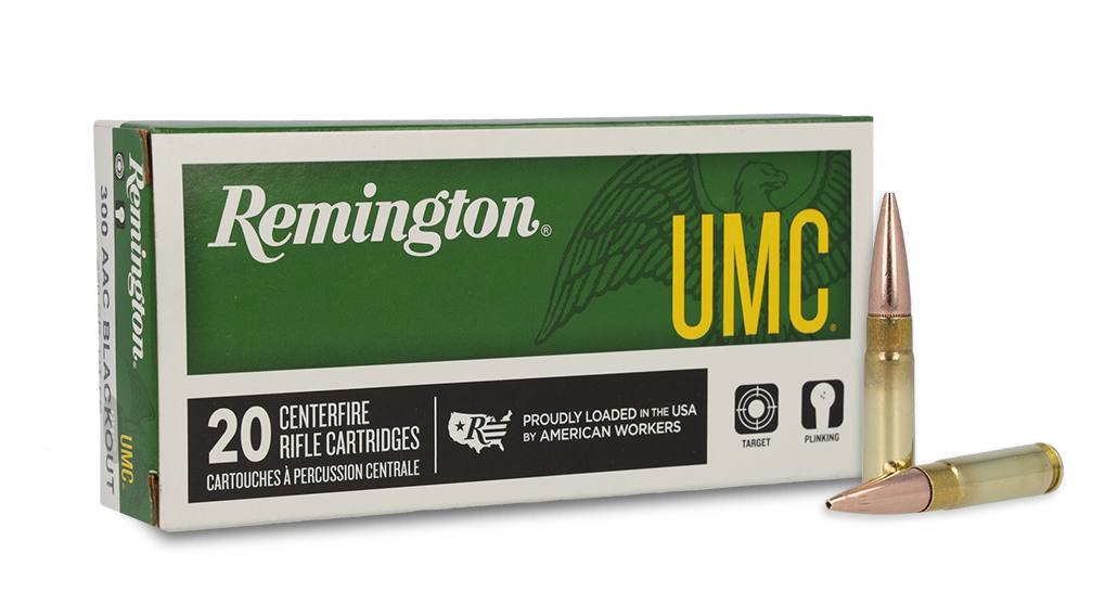Remington Ammunition REMI21422 300 AAC Blackout 220-Grain Open Tip Flat Base (OTFB) 20 Rounds per Box