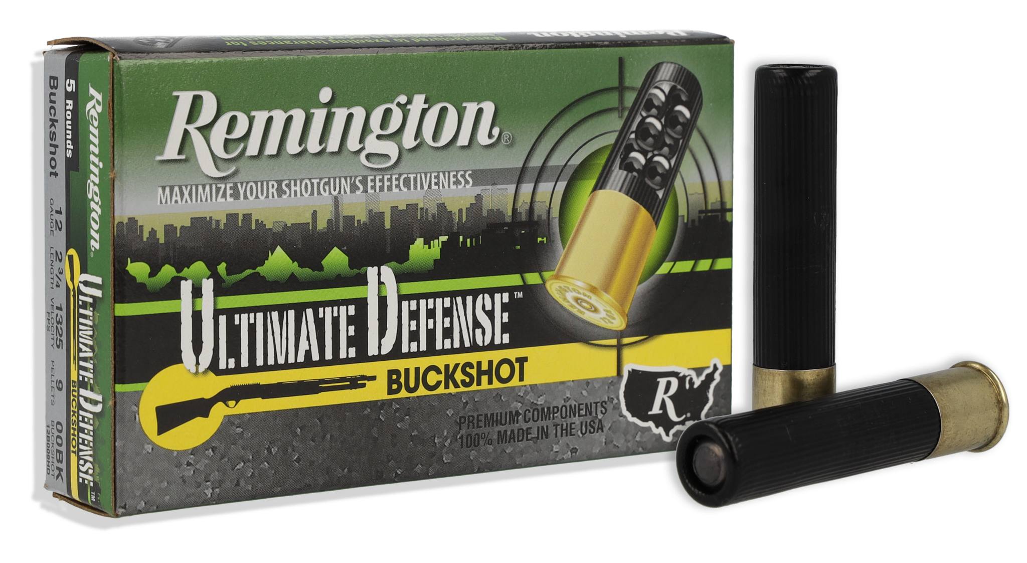 Remington Ammunition 410 Gauge 3-Inch Buckshot with 5 Pellets - 15 Rounds per Box