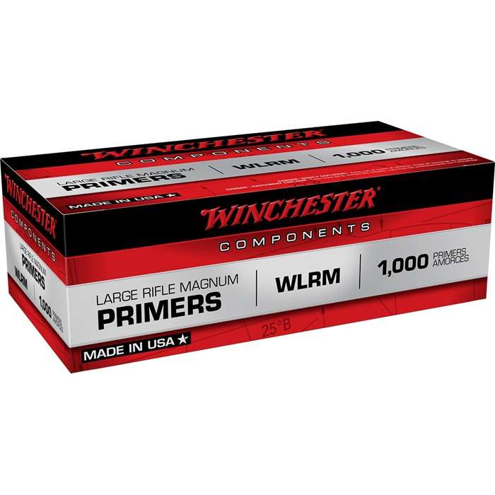 Winchester Ammo Large Magnum Rifle Primer #8-1/2M, 120 Series, 1000 Rounds per Case
