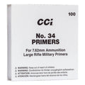 CCI Primer No.34 NATO – 100 Rounds per Box, 10 Boxes per Brick, 50 Bricks per Case