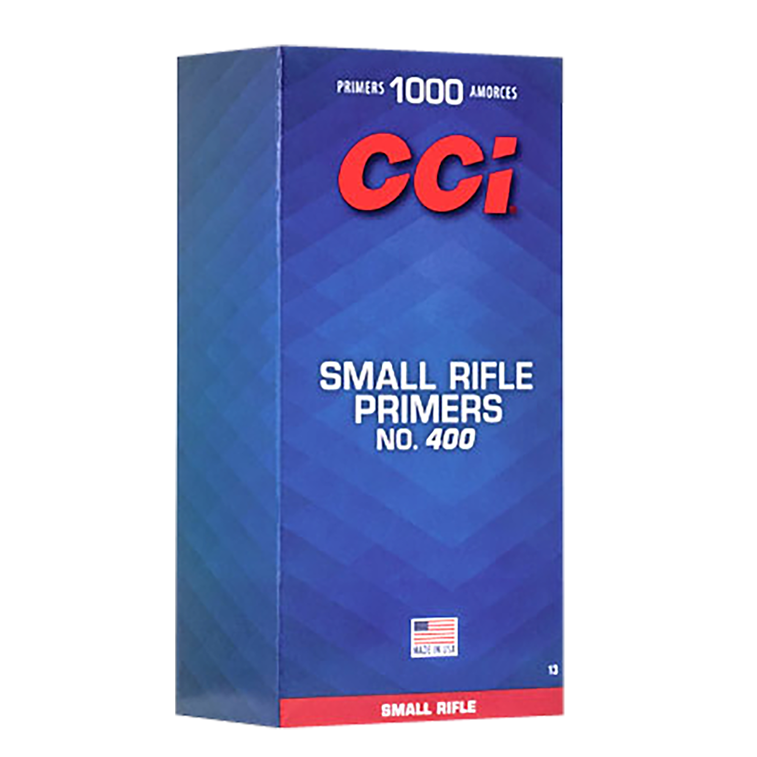 CCI No. 400 Small Rifle Primers – Reloading Supplies for Multiple Calibers, 1000 Rounds per Pack