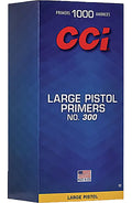 CCI 300 Series Large Pistol Primers – Reloading Pack of 1000 Rounds