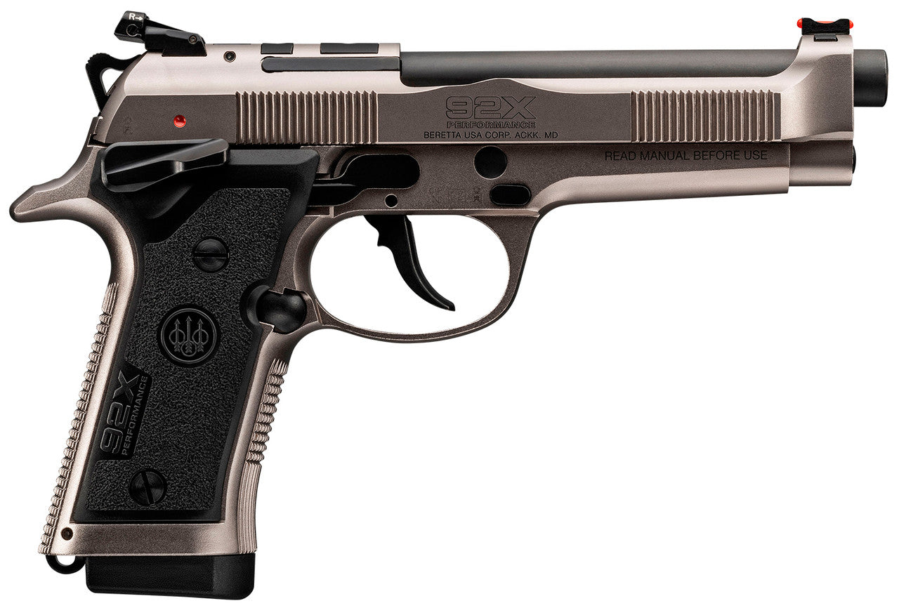 Beretta USA 92X Performance Defense 9mm with 4.90-Inch Barrel and Two 15-Round Magazines