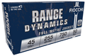 Fiocchi 45 Colt 255 Grain CMJ Ammunition - 50 Rounds per Box, 500 Rounds Case