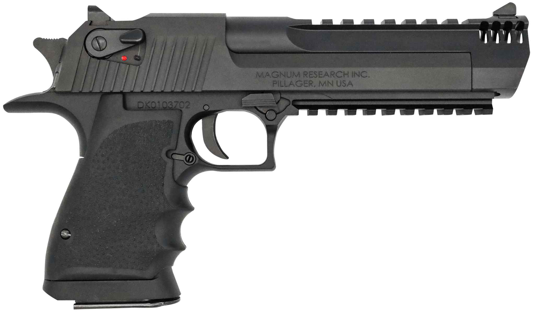 Magnum Research Desert Eagle Mark XIX .429 Caliber Pistol with 6-Inch Barrel, Black Aluminum Frame & Carbon Fiber Slide