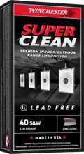 Winchester Ammo .40 S&W Super Clean Target FMJ 120 Grain – 50 Rounds per Box